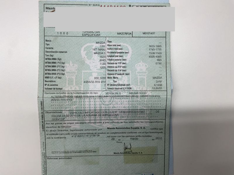 Mazda 5 2.0 Turbodiesel 110 CD TX 2010 – снимка 21