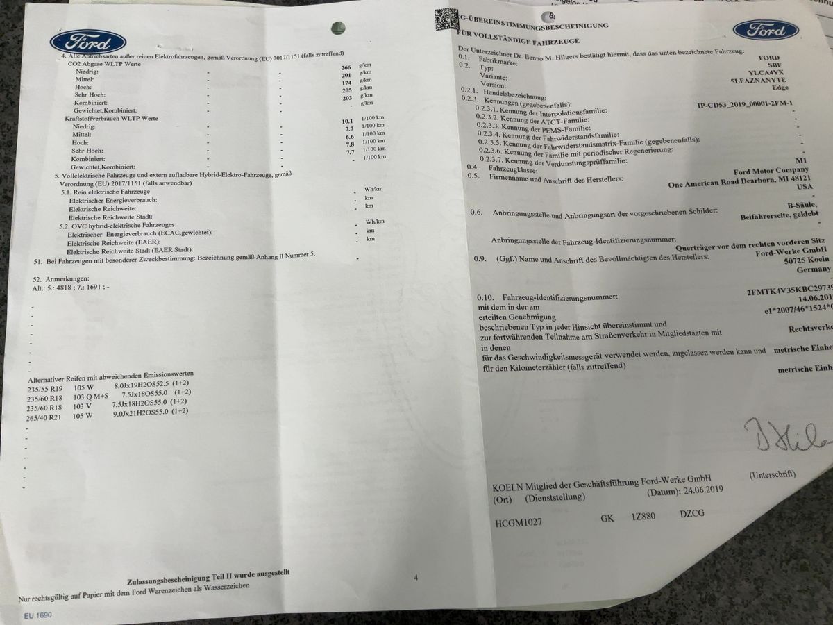 Ford Edge d'occasion