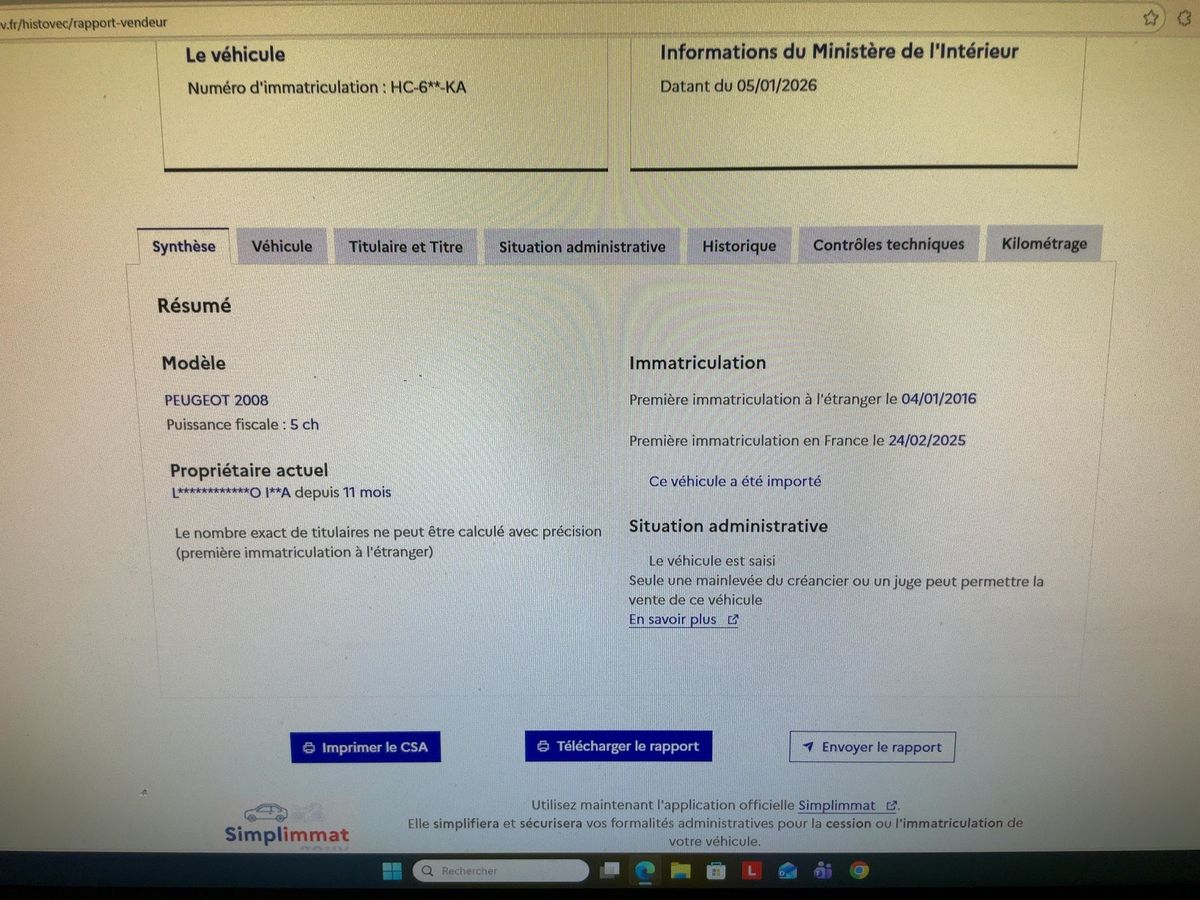 Peugeot 2008 d'occasion