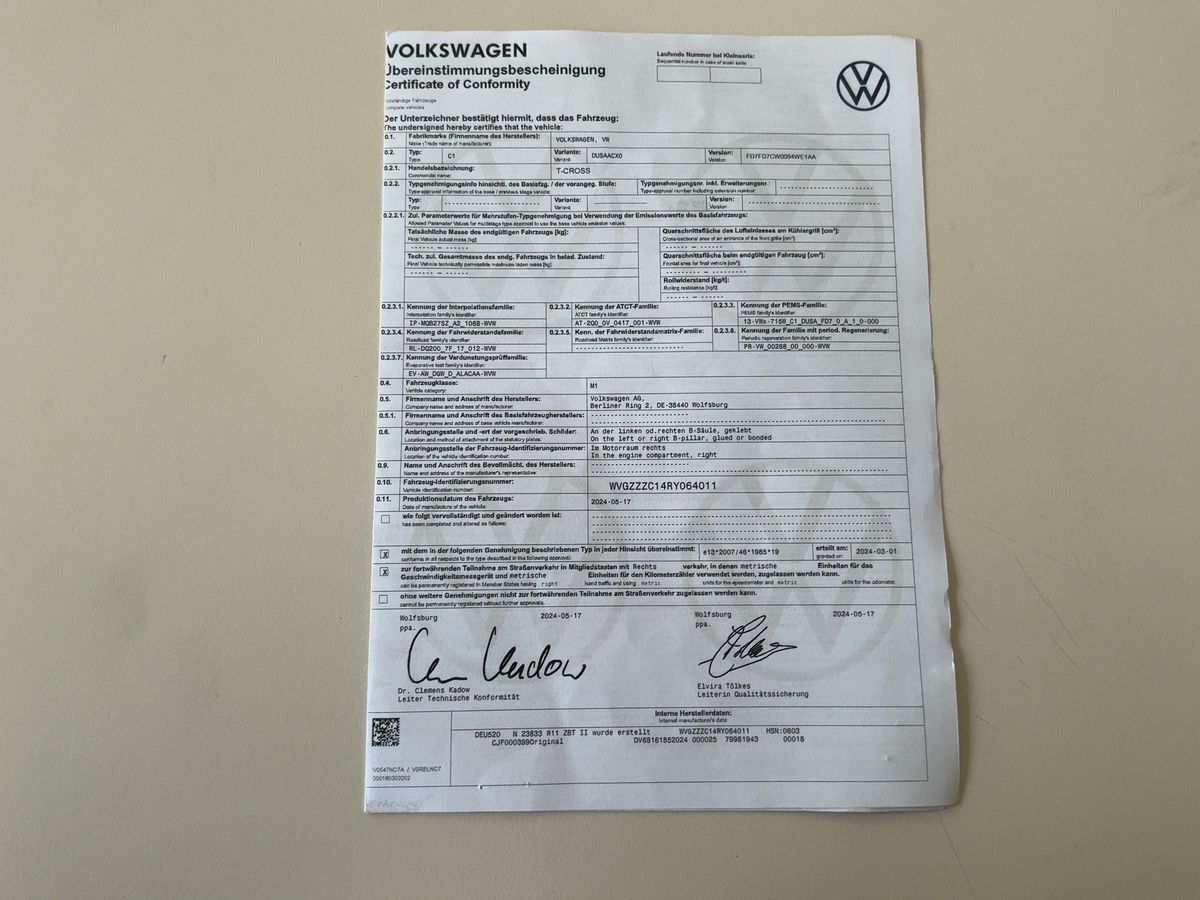 Volkswagen T-Cross d'occasion