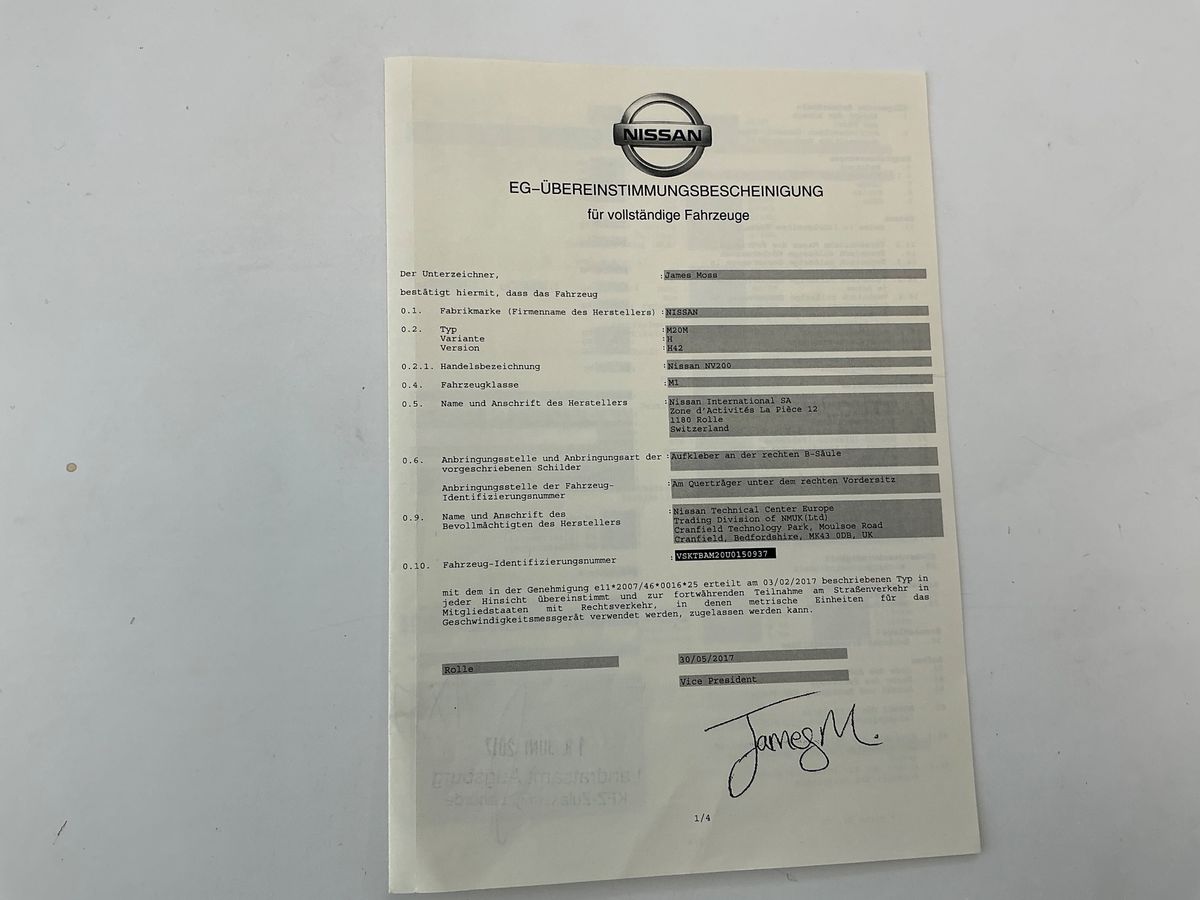 Nissan NV200 d'occasion