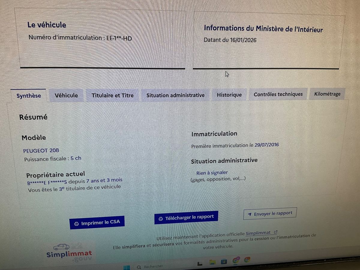 Peugeot 208 d'occasion