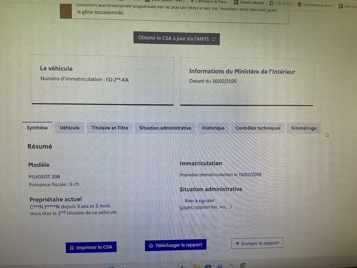 Peugeot 208 d'occasion