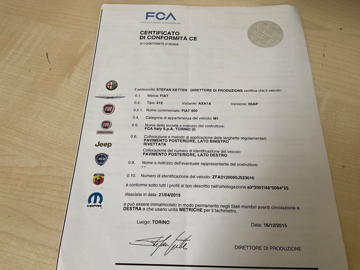 Fiat 500C d'occasion