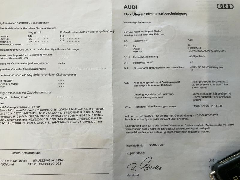 Audi A3 Sportback 2.0 TDI quattro Sport — zdjęcie 16