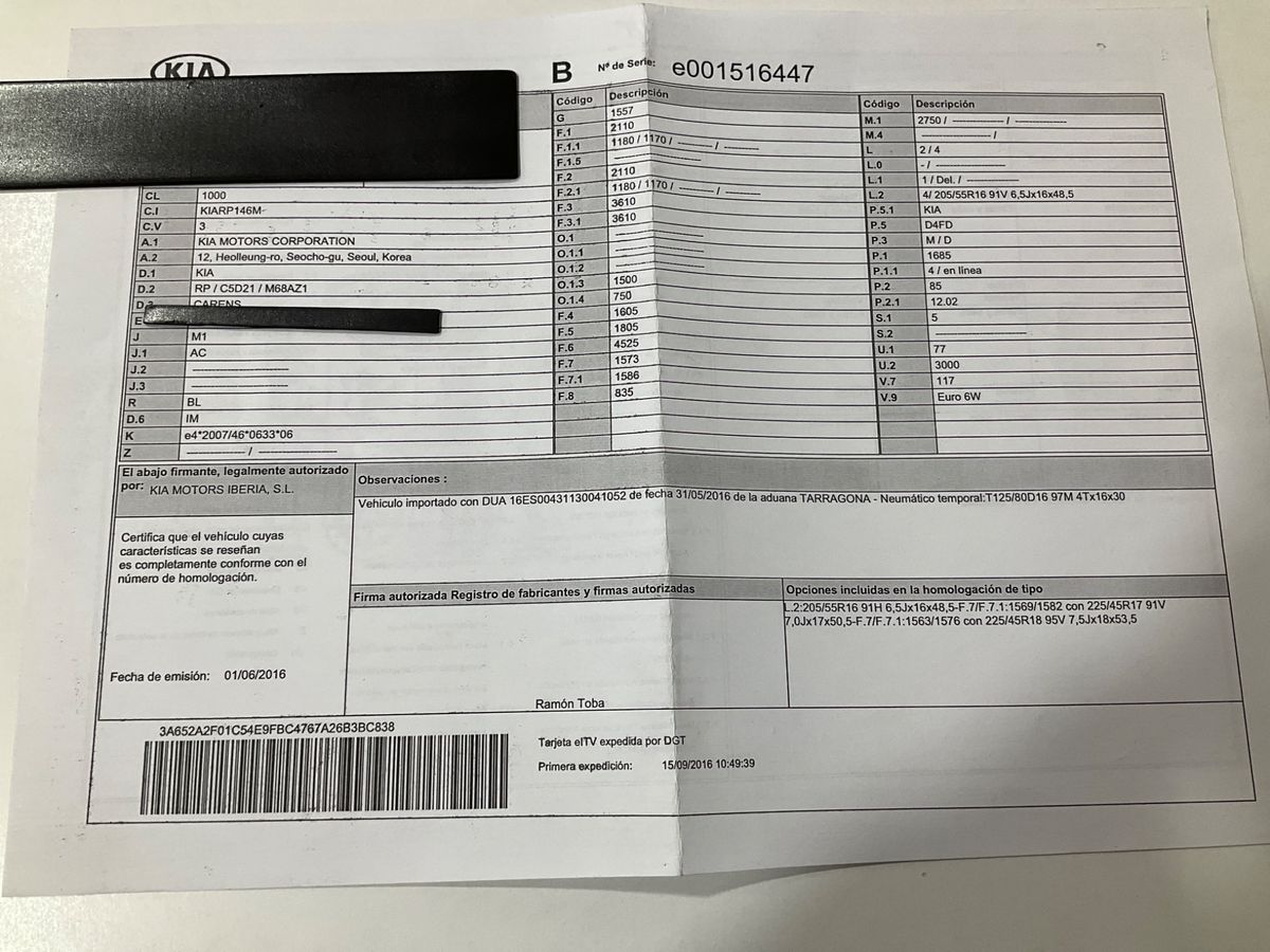 Kia Carens d'occasion