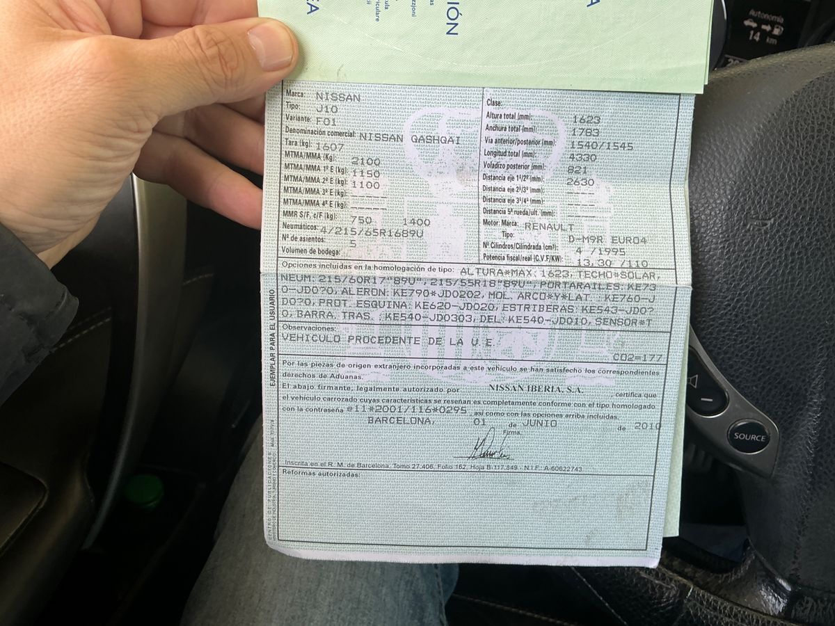 Nissan Qashqai 1.5 Turbodiesel Tekna Premium