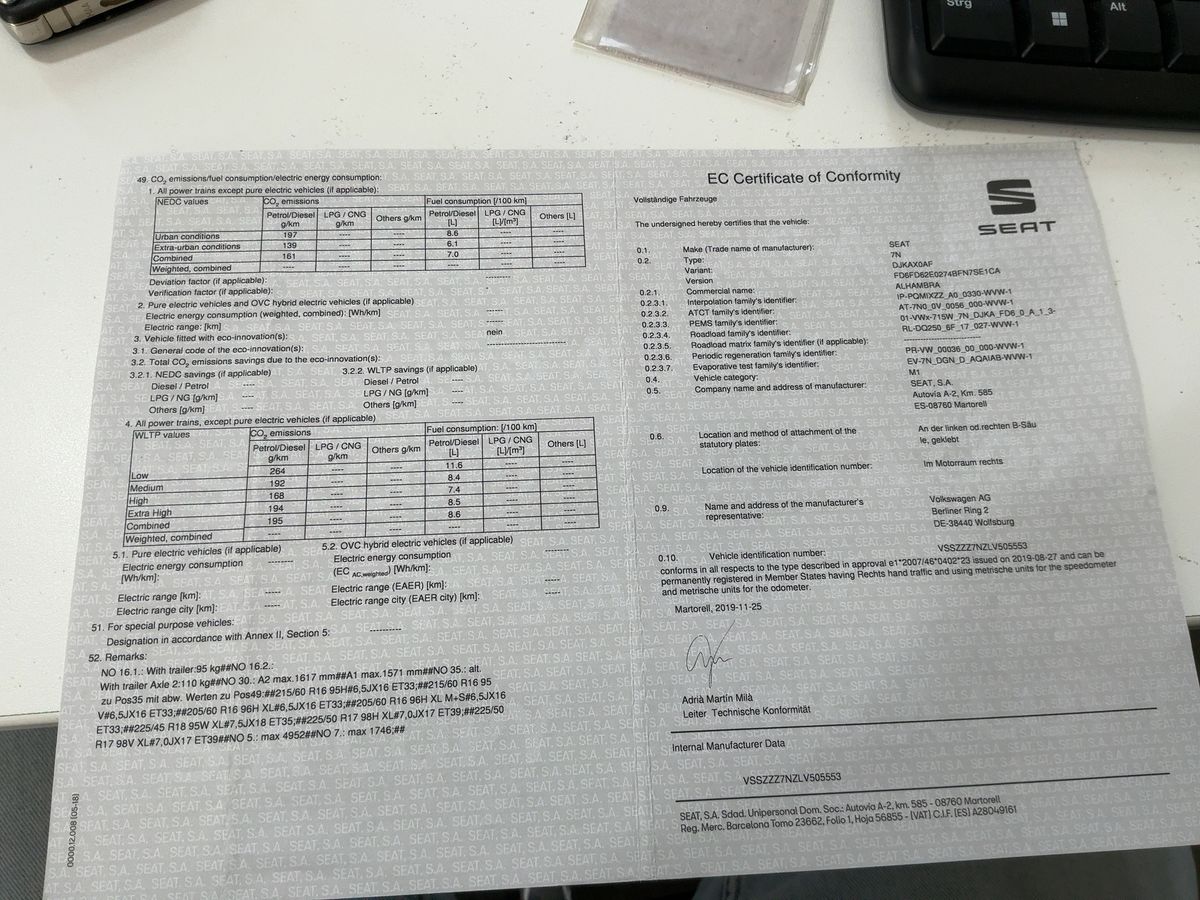 Seat Alhambra d'occasion
