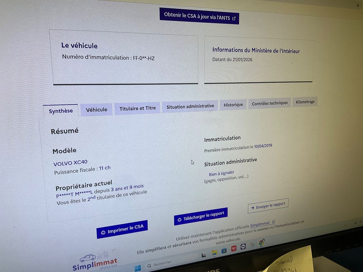 Volvo XC40 d'occasion