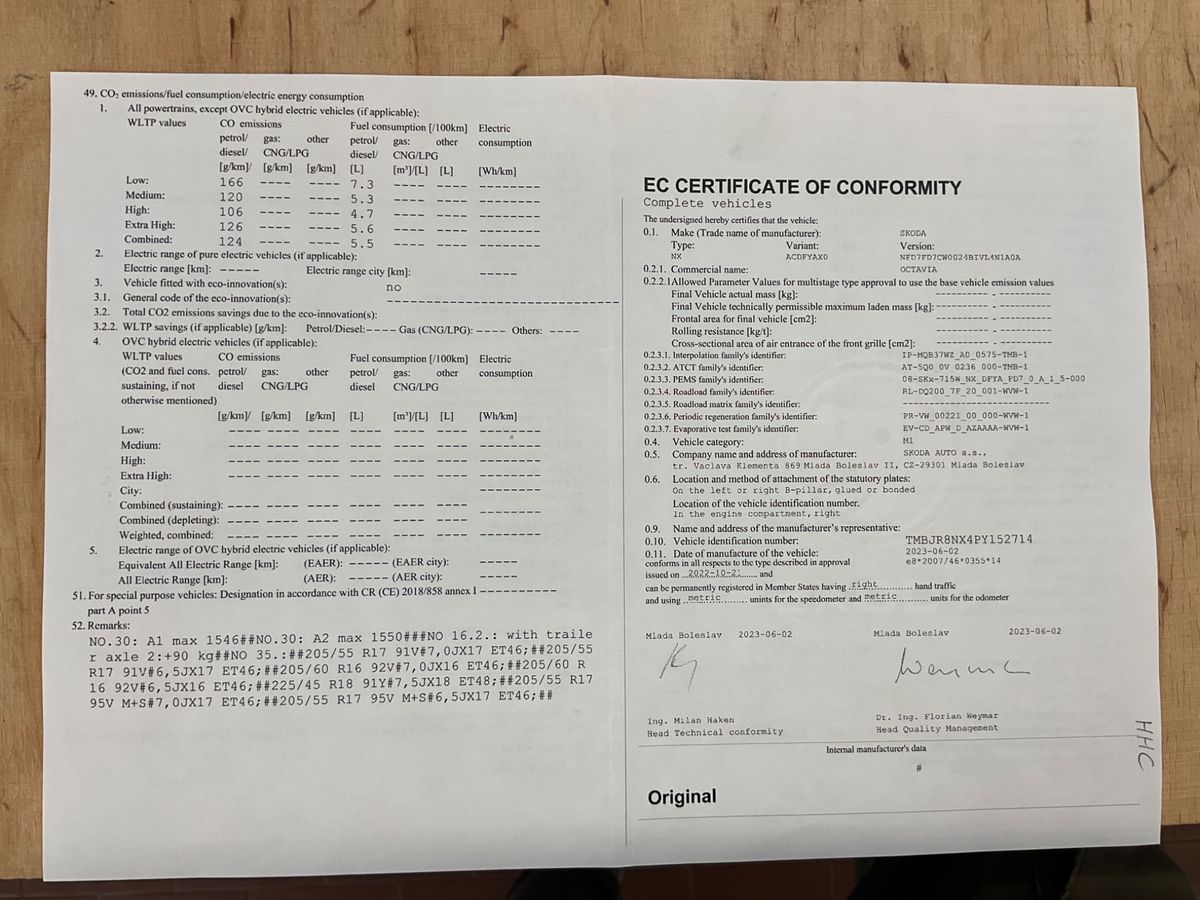 Skoda Octavia 1.5 TSI ACT e-TEC Style