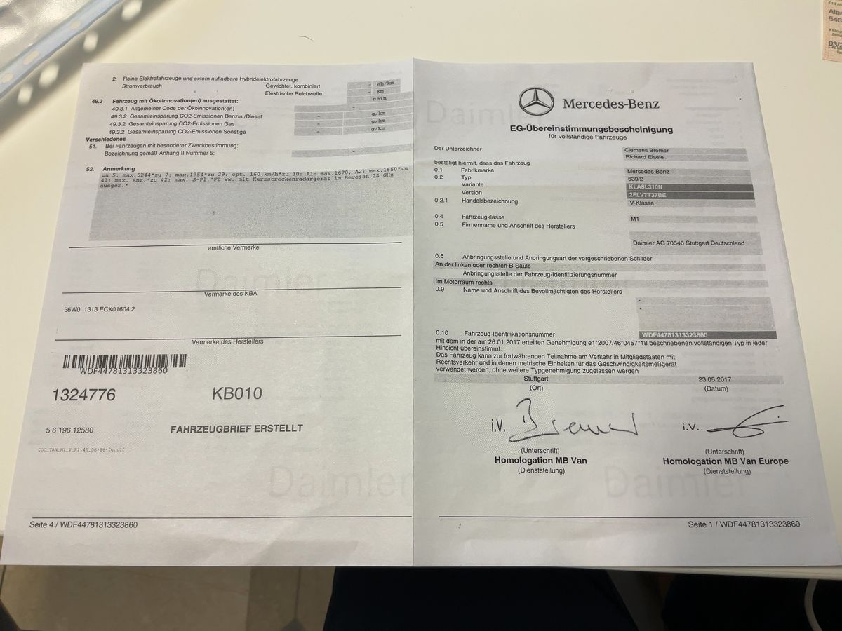 Mercedes-Benz V-Klasse d'occasion