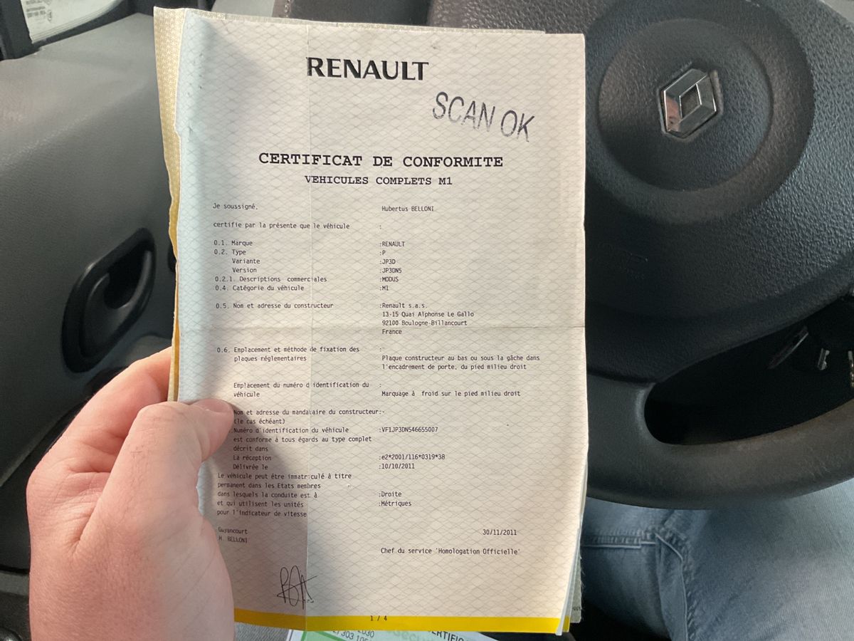 Renault Modus d'occasion