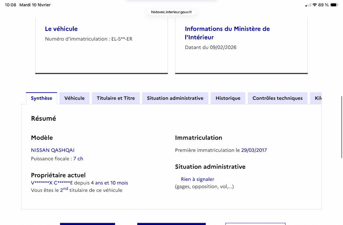 Nissan Qashqai d'occasion