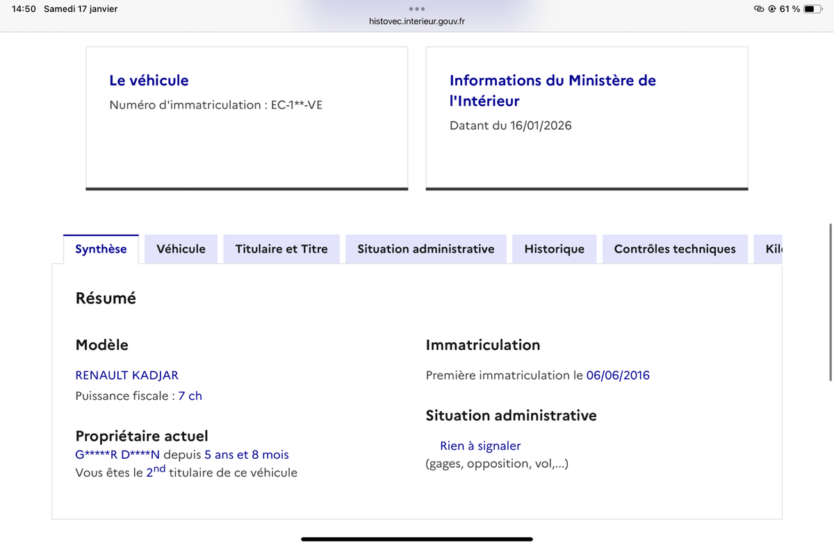 Renault Kadjar d'occasion