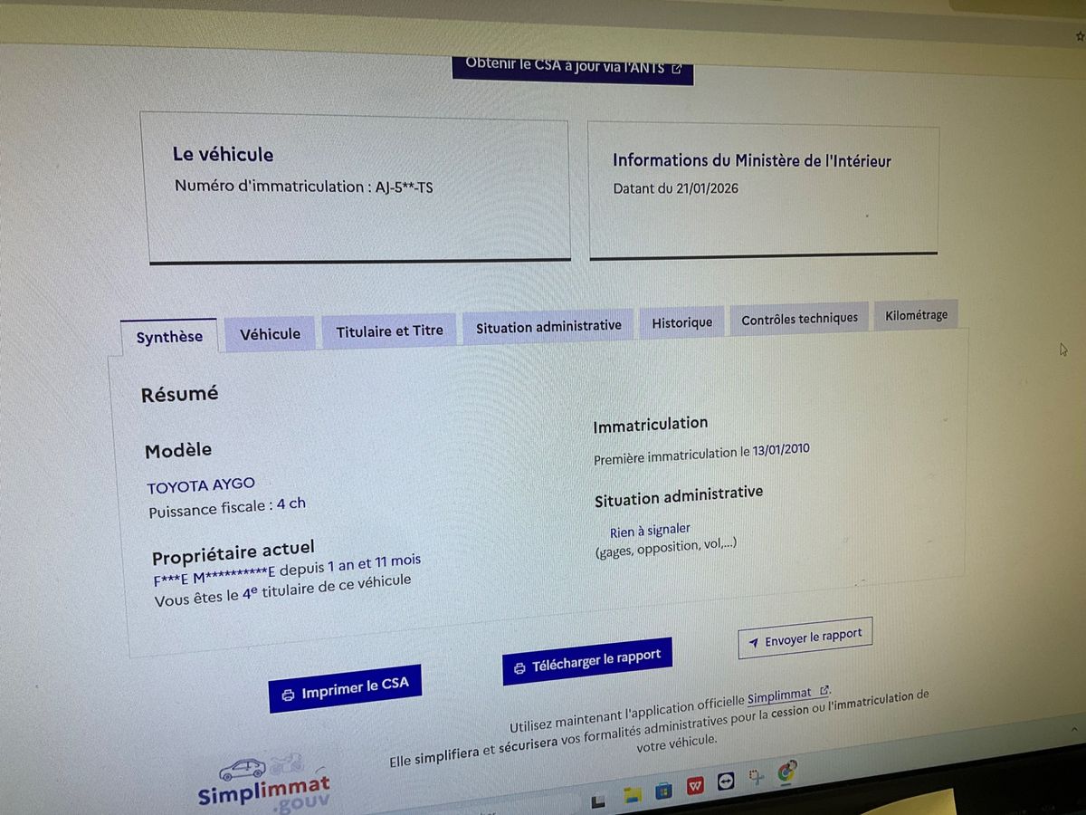 Toyota Aygo d'occasion