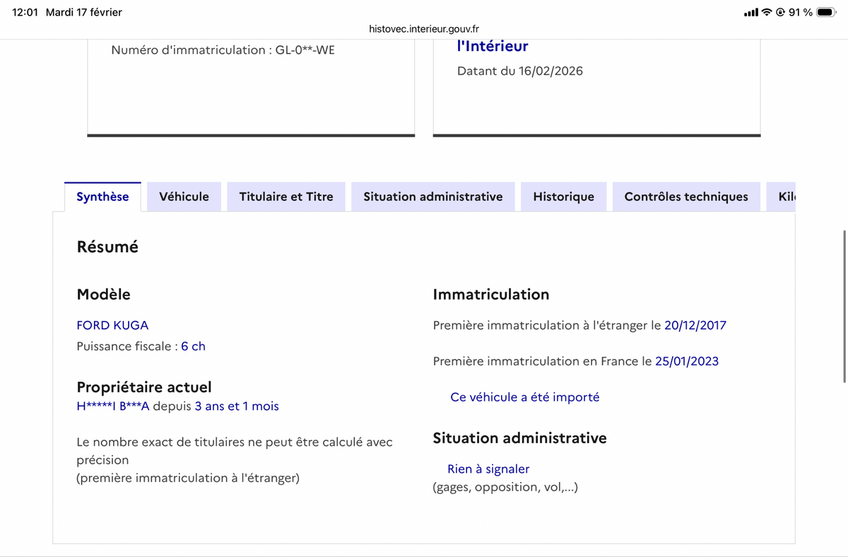 Ford Kuga d'occasion