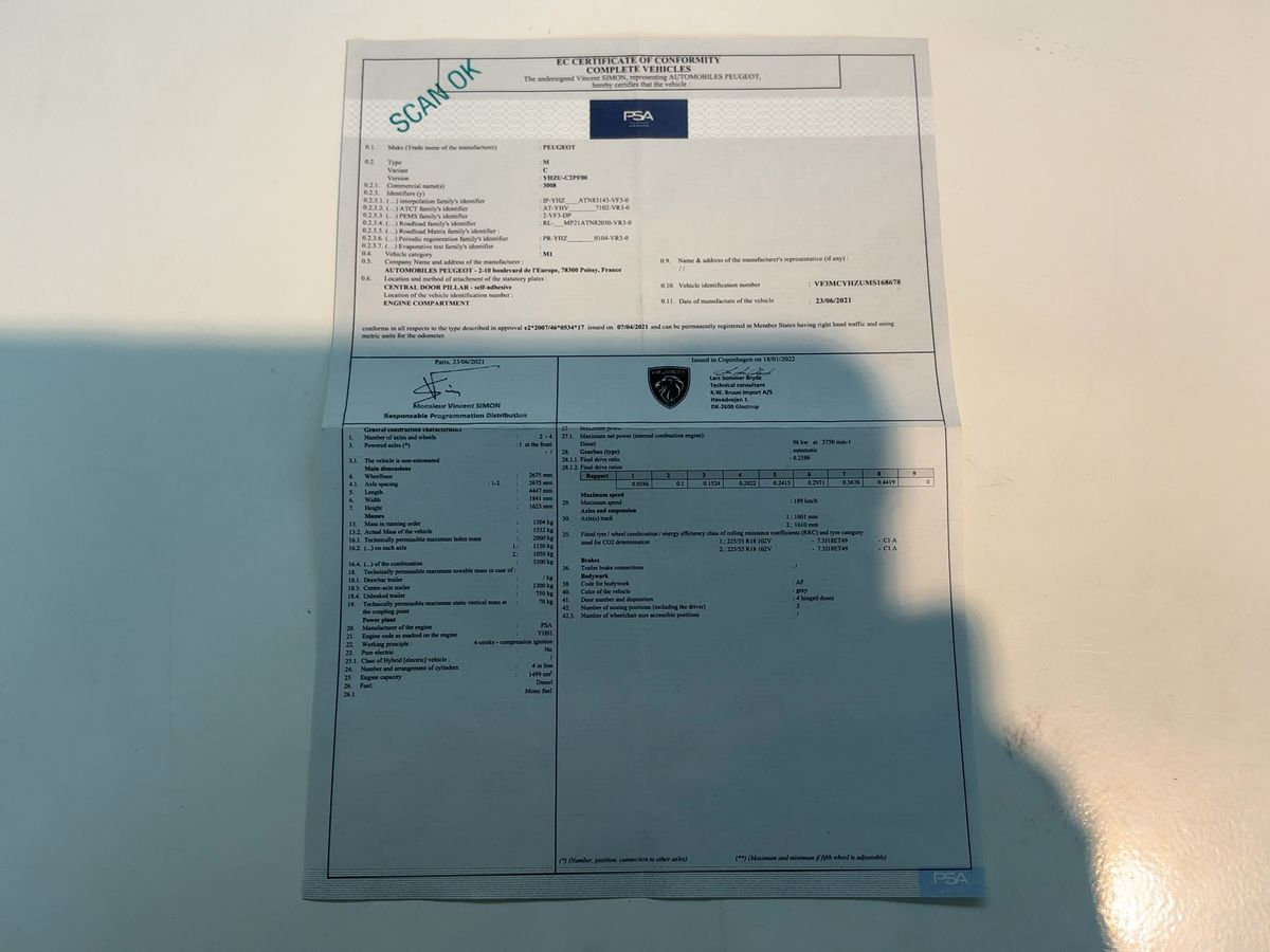 Peugeot 3008 d'occasion