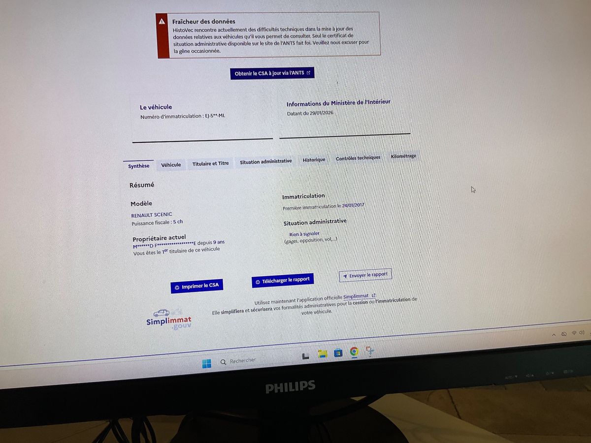 Renault Scenic d'occasion