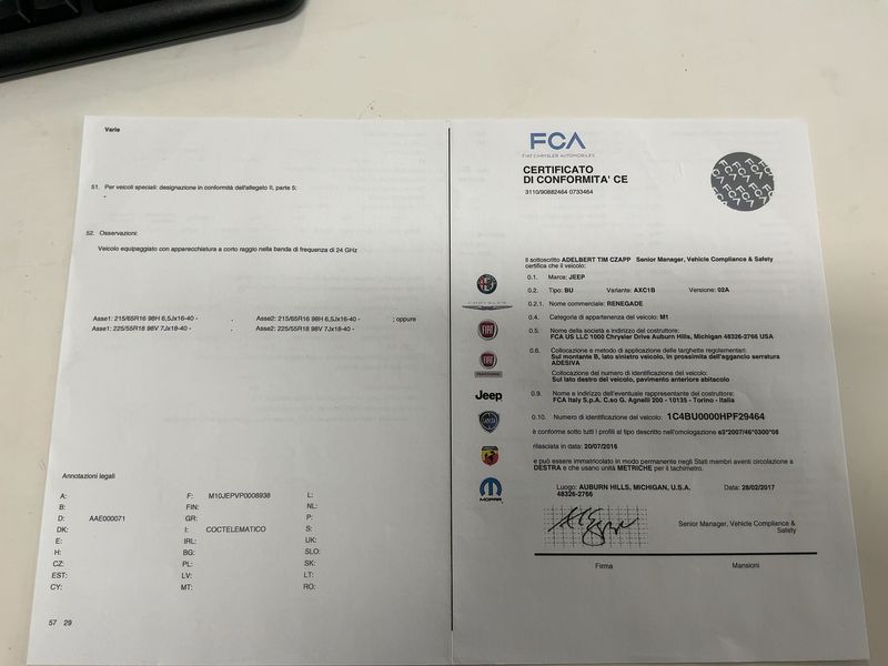 Jeep Renegade 1.4 M-Air Limited FWD — zdjęcie 16