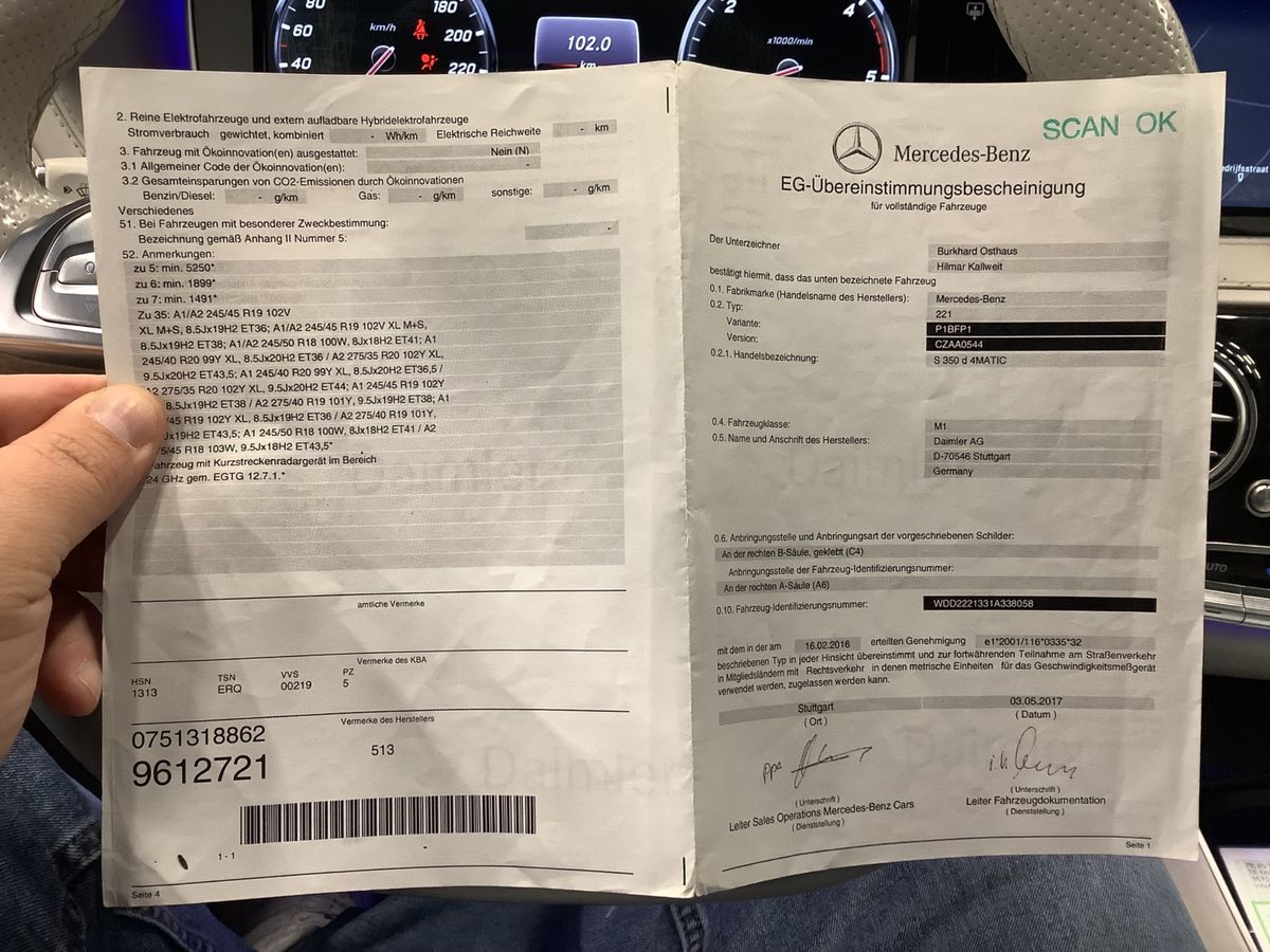 Mercedes-Benz S-Klasse d'occasion