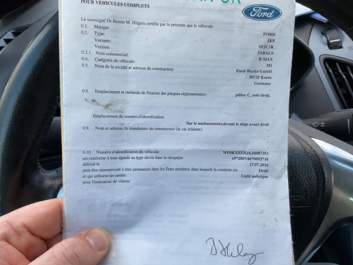Ford B-Max d'occasion