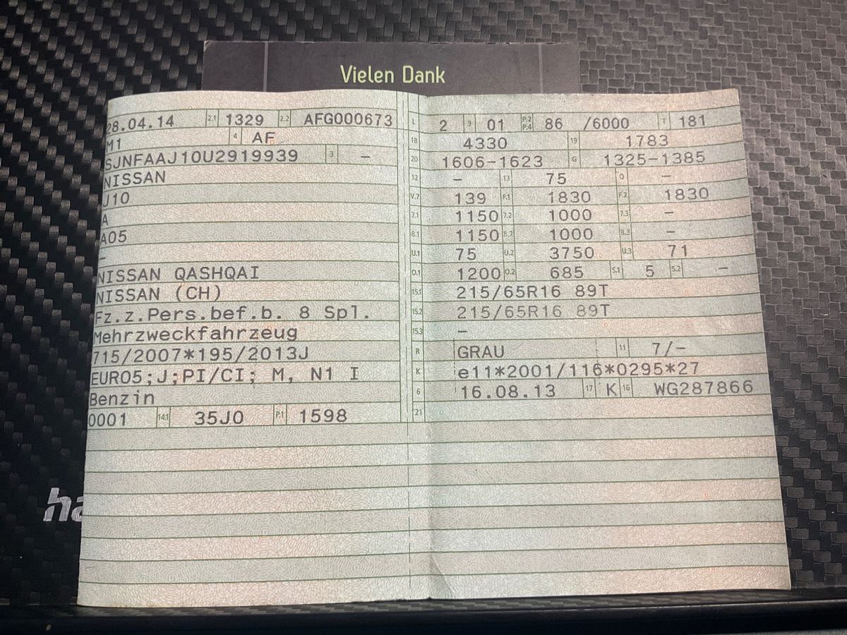 Nissan Qashqai d'occasion