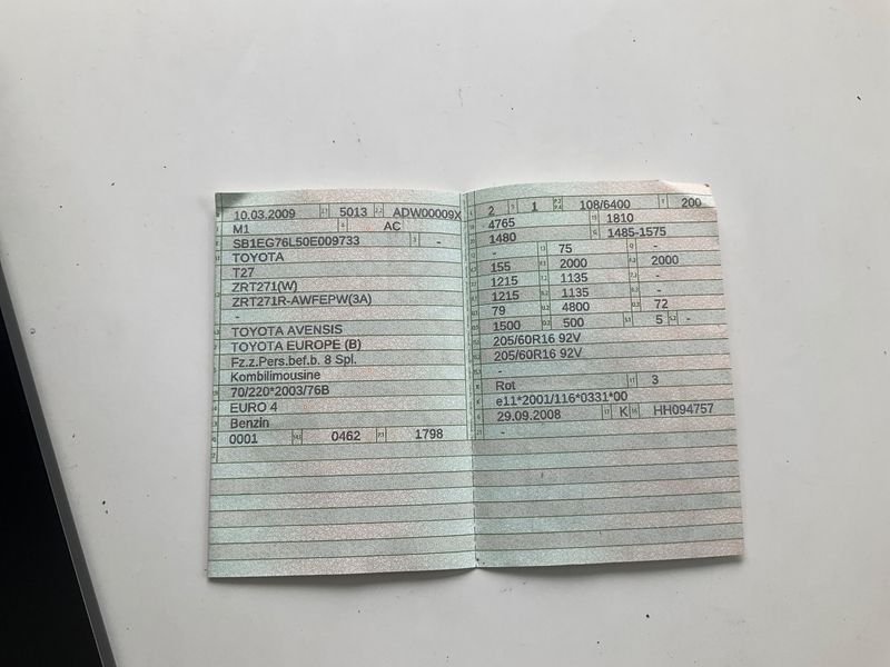 Toyota Avensis 1.8 Sol 2009 – снимка 5