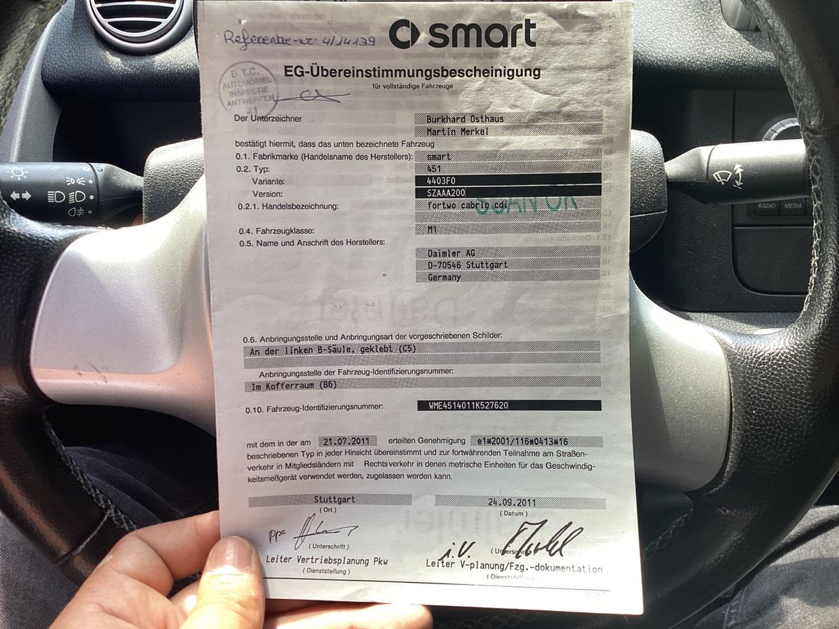 Smart fortwo d'occasion