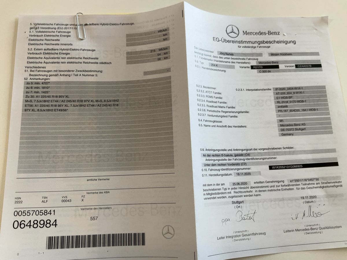 Mercedes-Benz C-Klasse d'occasion