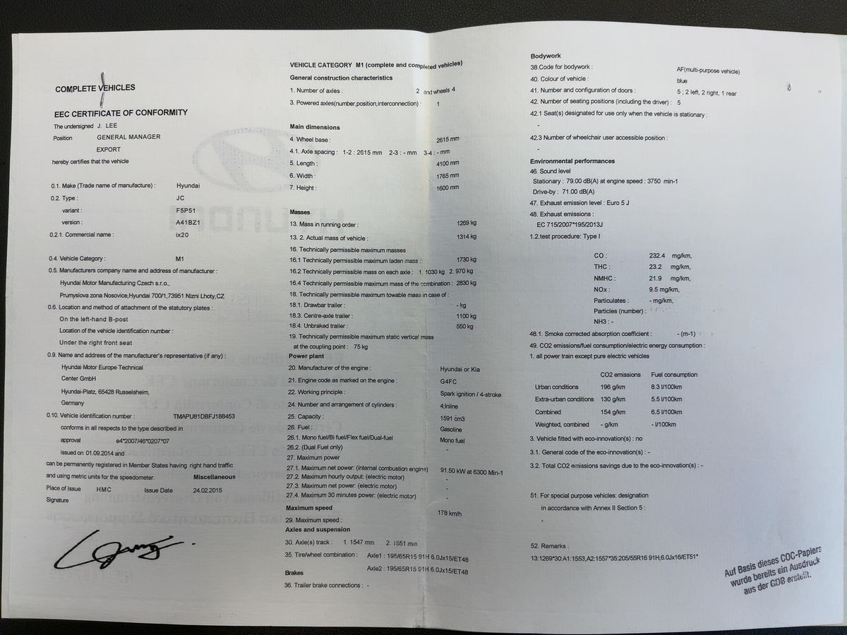 Hyundai ix20 d'occasion