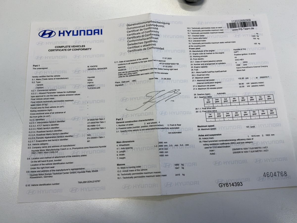 Hyundai Tucson d'occasion