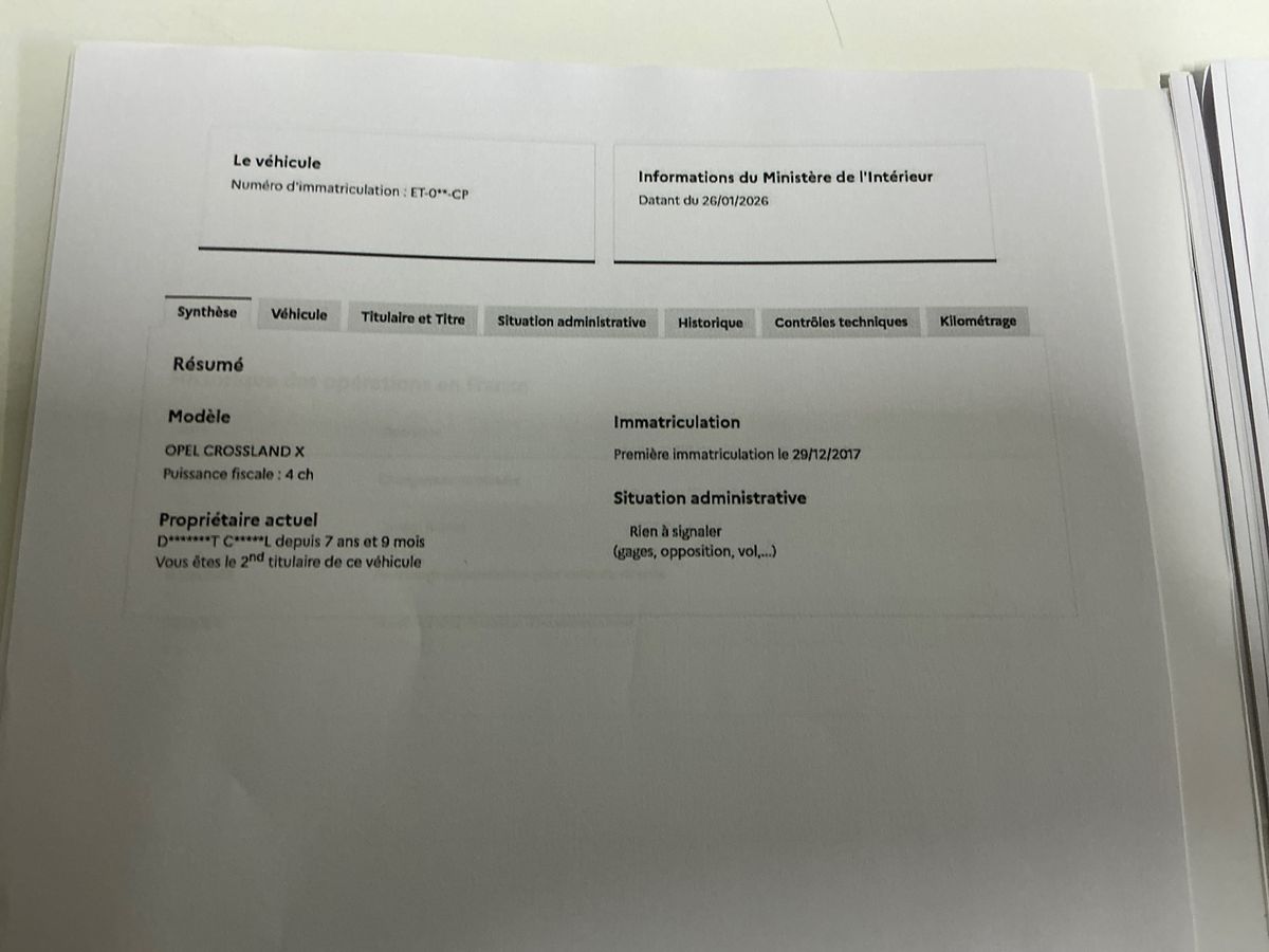 Opel Crossland d'occasion