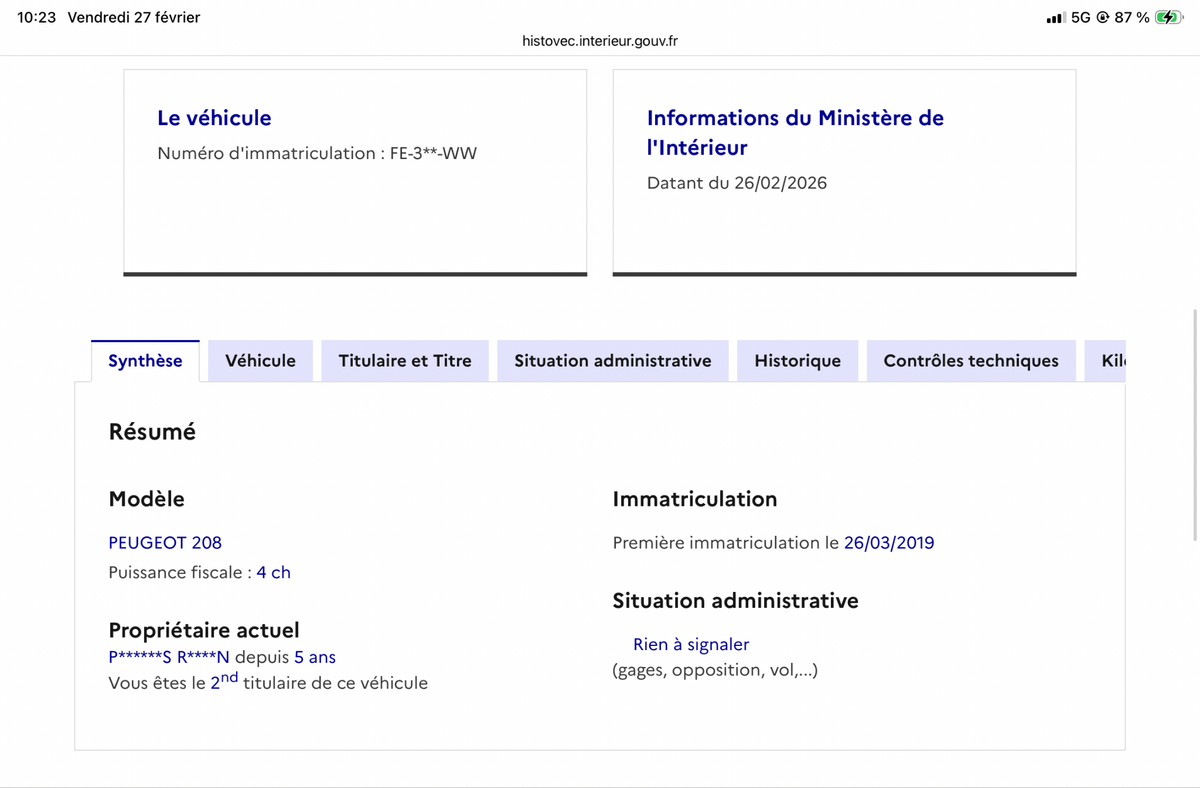 Peugeot 208 d'occasion