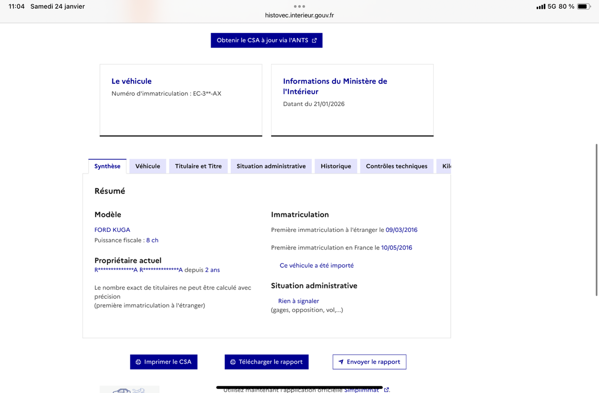 Ford Kuga d'occasion