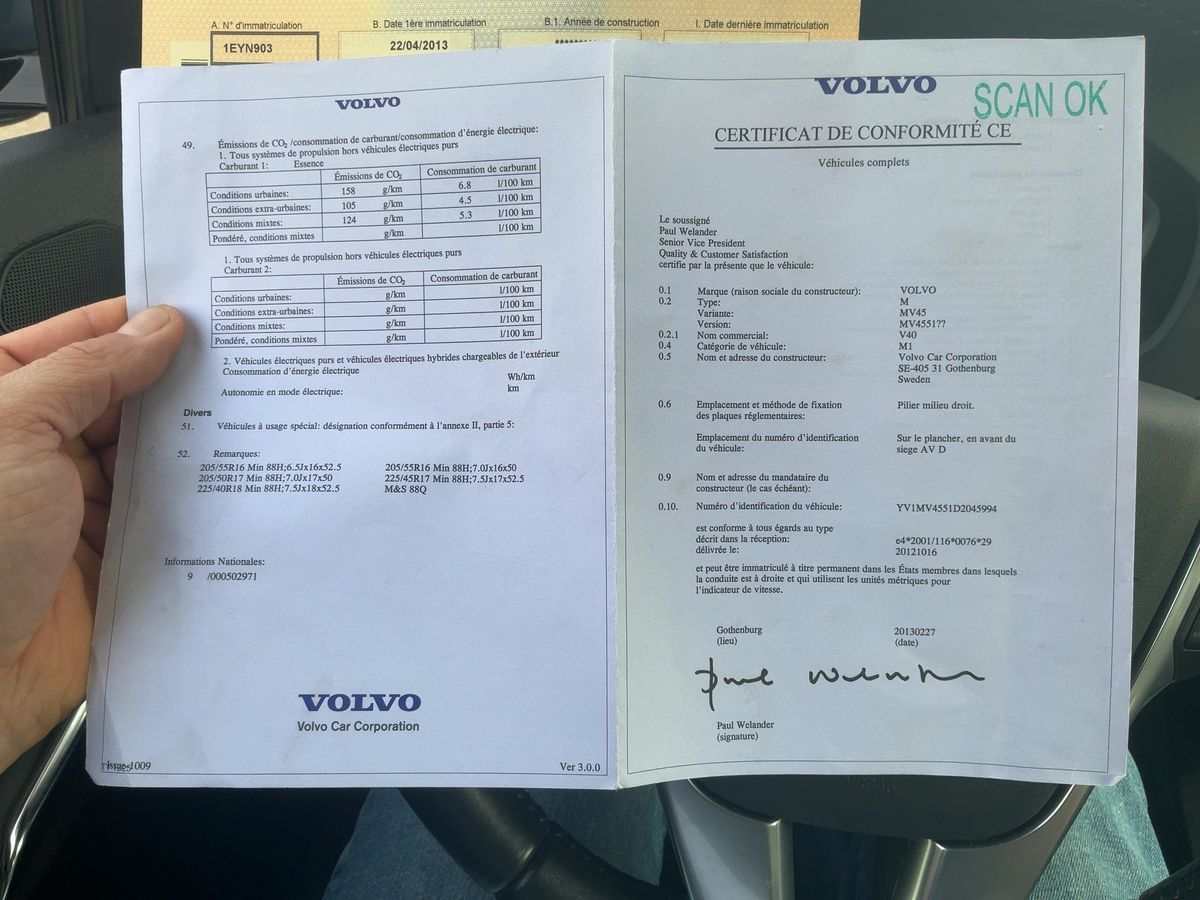 Volvo V40 d'occasion