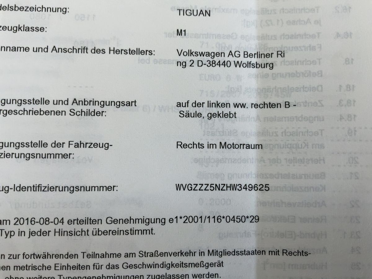 Volkswagen Tiguan d'occasion