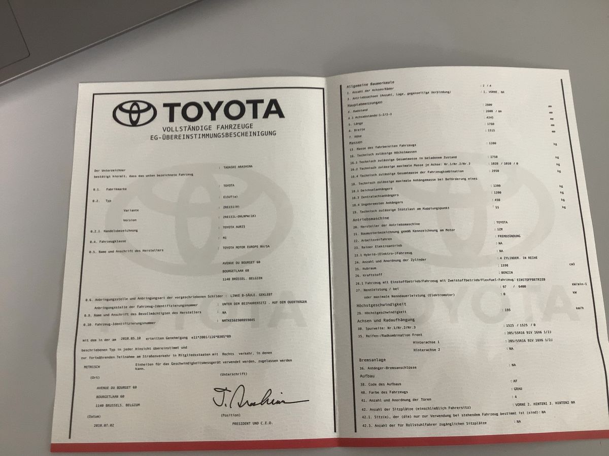 Toyota Auris d'occasion