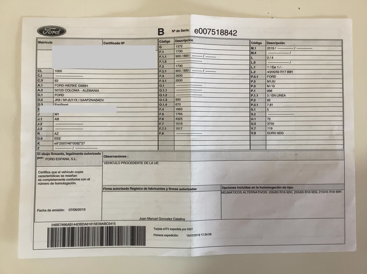 Ford EcoSport d'occasion