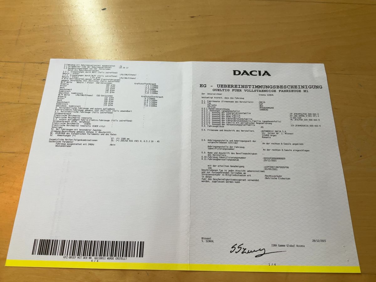 Dacia Sandero d'occasion