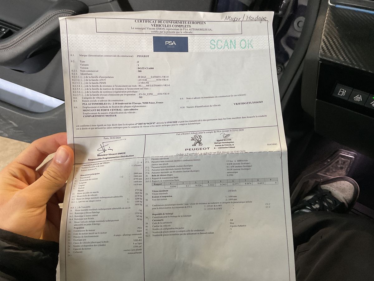 Peugeot 508 d'occasion