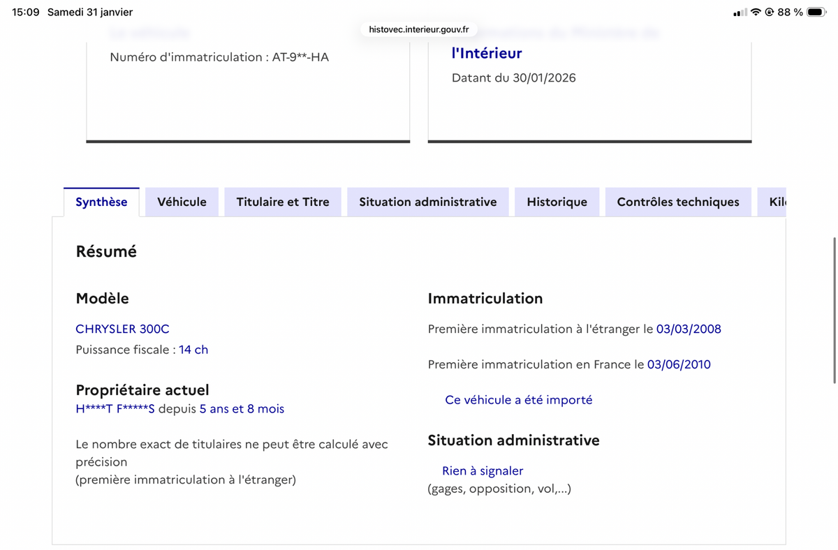 Chrysler 300 d'occasion