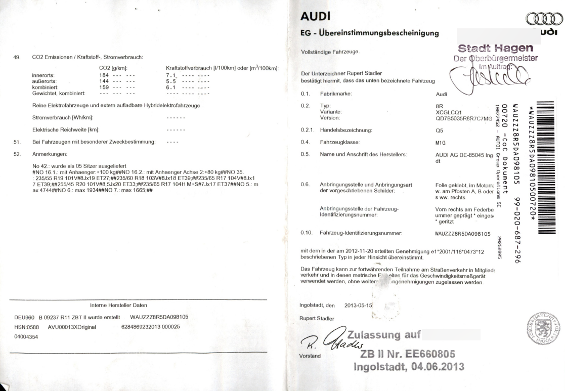 Audi Q5 d'occasion