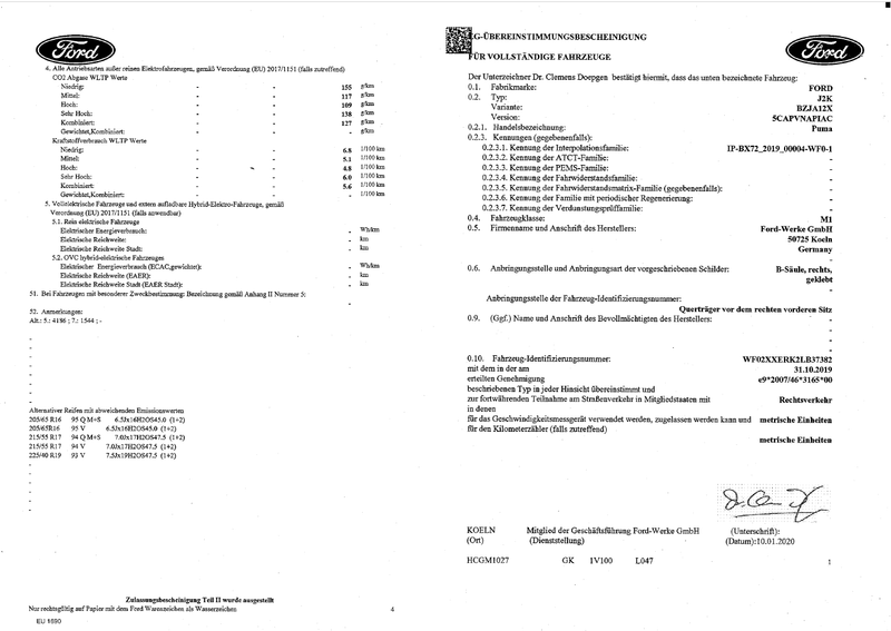 Ford Puma 1.0 EcoBoost Mild-Hybrid ST-Line X — zdjęcie 17