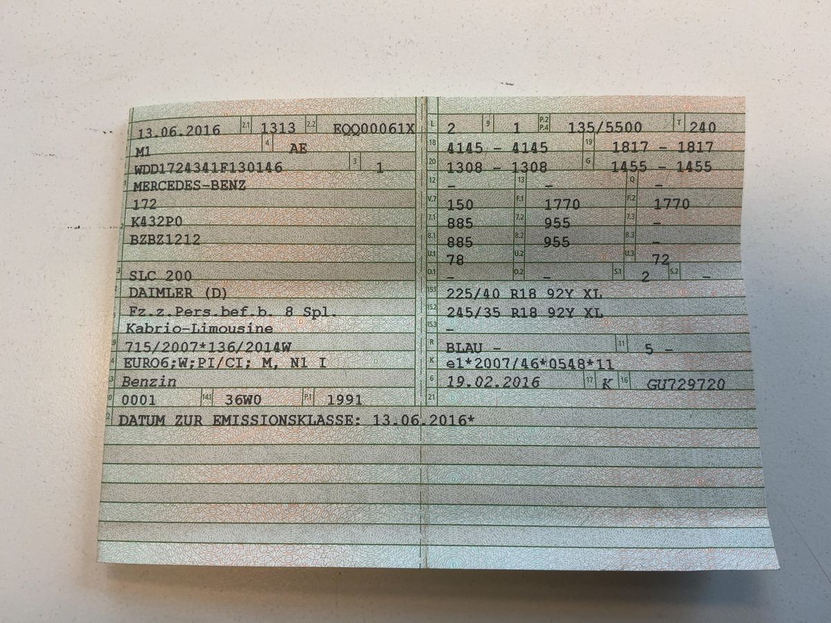 Mercedes-Benz SLC-Klasse d'occasion