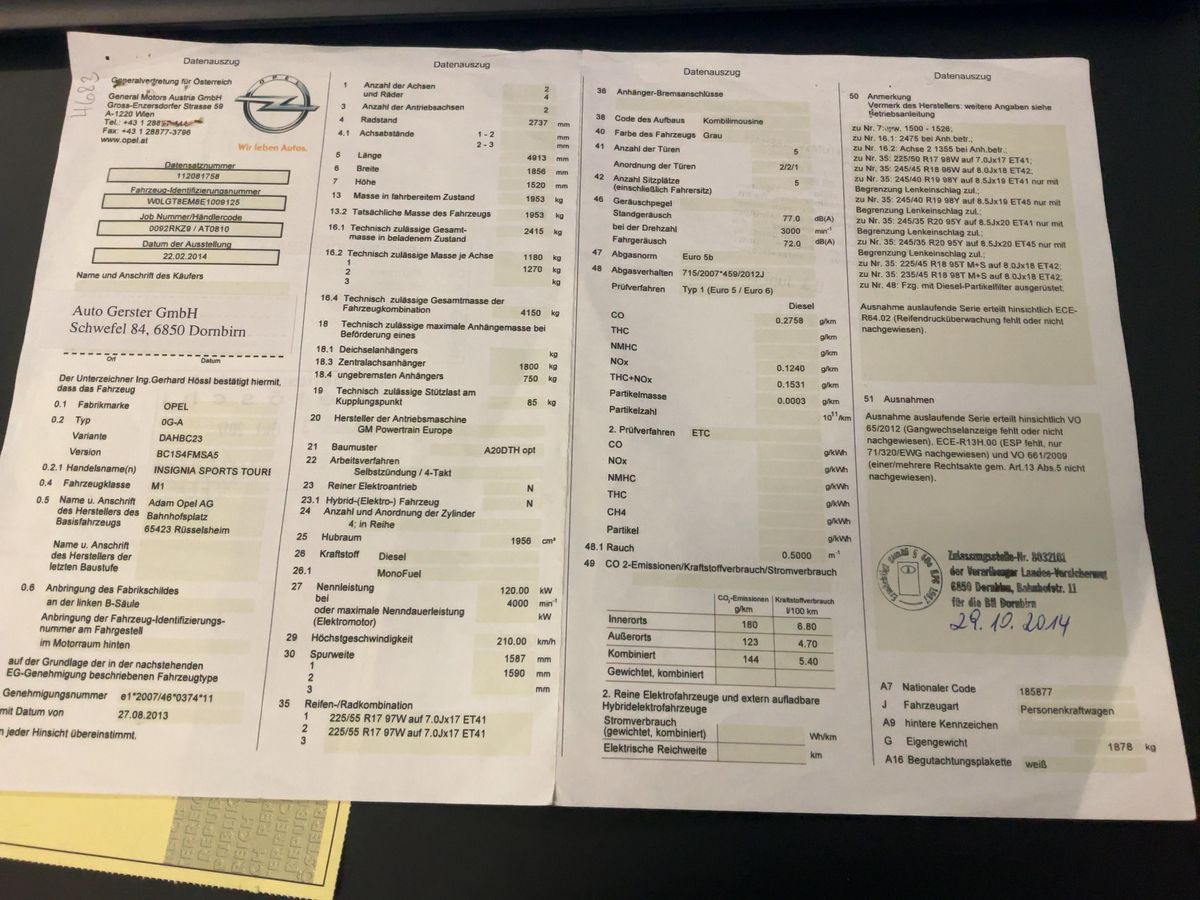 Opel Insignia d'occasion