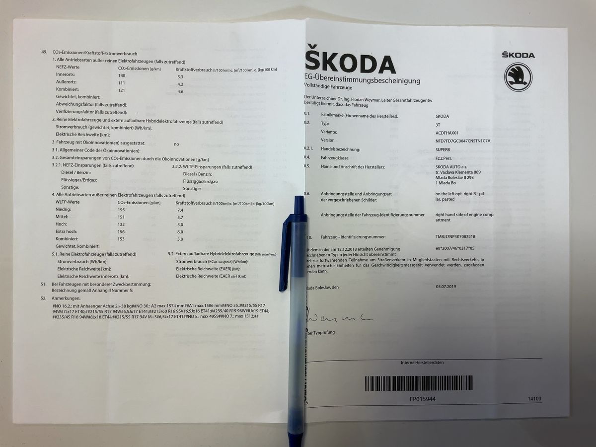 Skoda Superb d'occasion