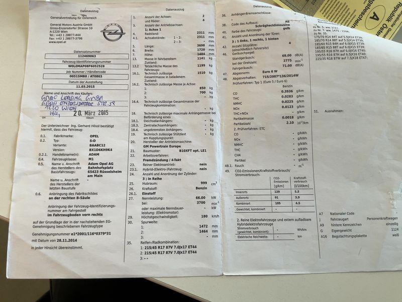 Opel Adam 1.0 Turbo Rocks ecoFlex — zdjęcie 16