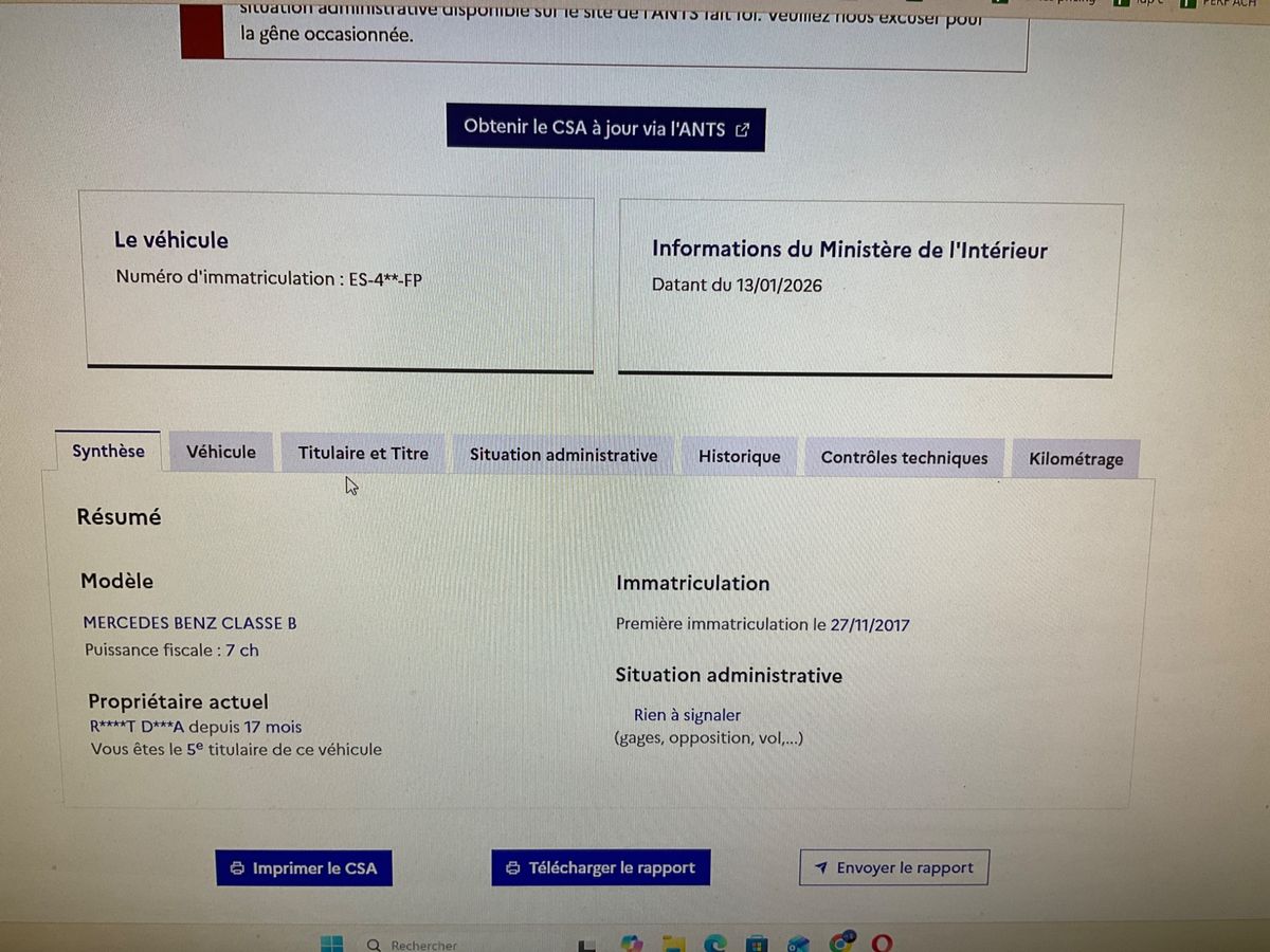 Mercedes-Benz B-Klasse d'occasion