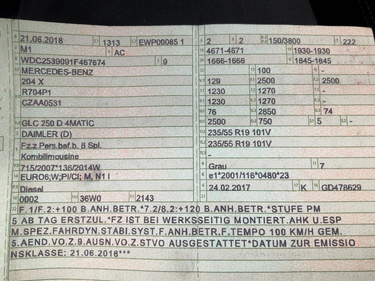 Mercedes-Benz GLC-Klasse d'occasion