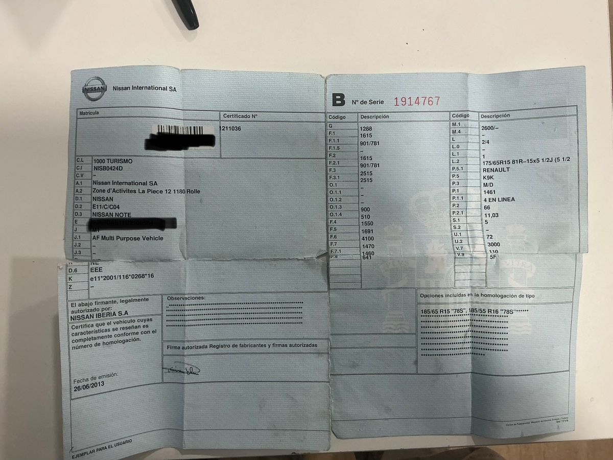 Nissan Note d'occasion